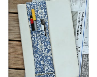 Notebook pen holder - Flowers