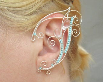 Pair of elf ear cuffs  - Ear cuff - Elf ears - Fairy ear cuffs - Ear cuff no piercing - Ear wrap