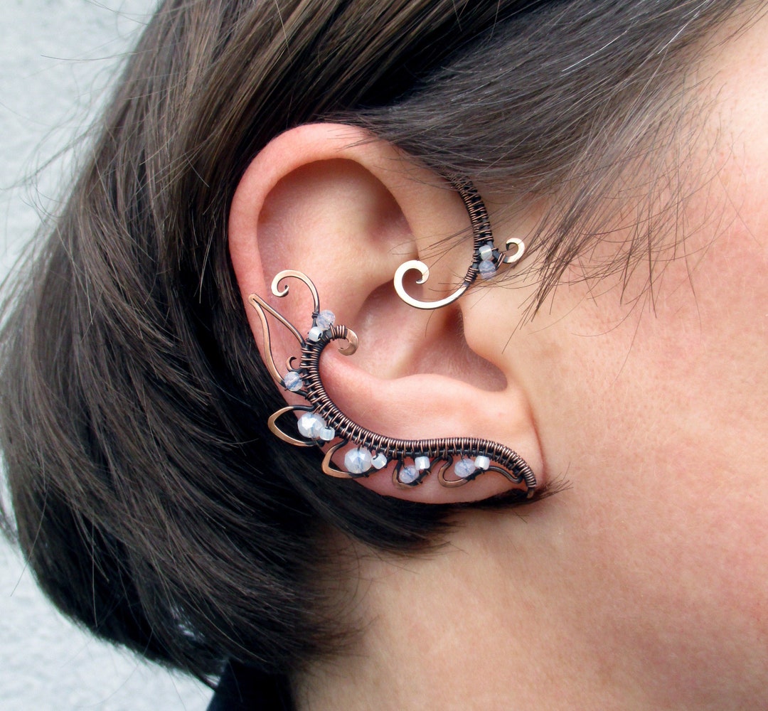 Copper Ear Cuffs Artemis - Etsy