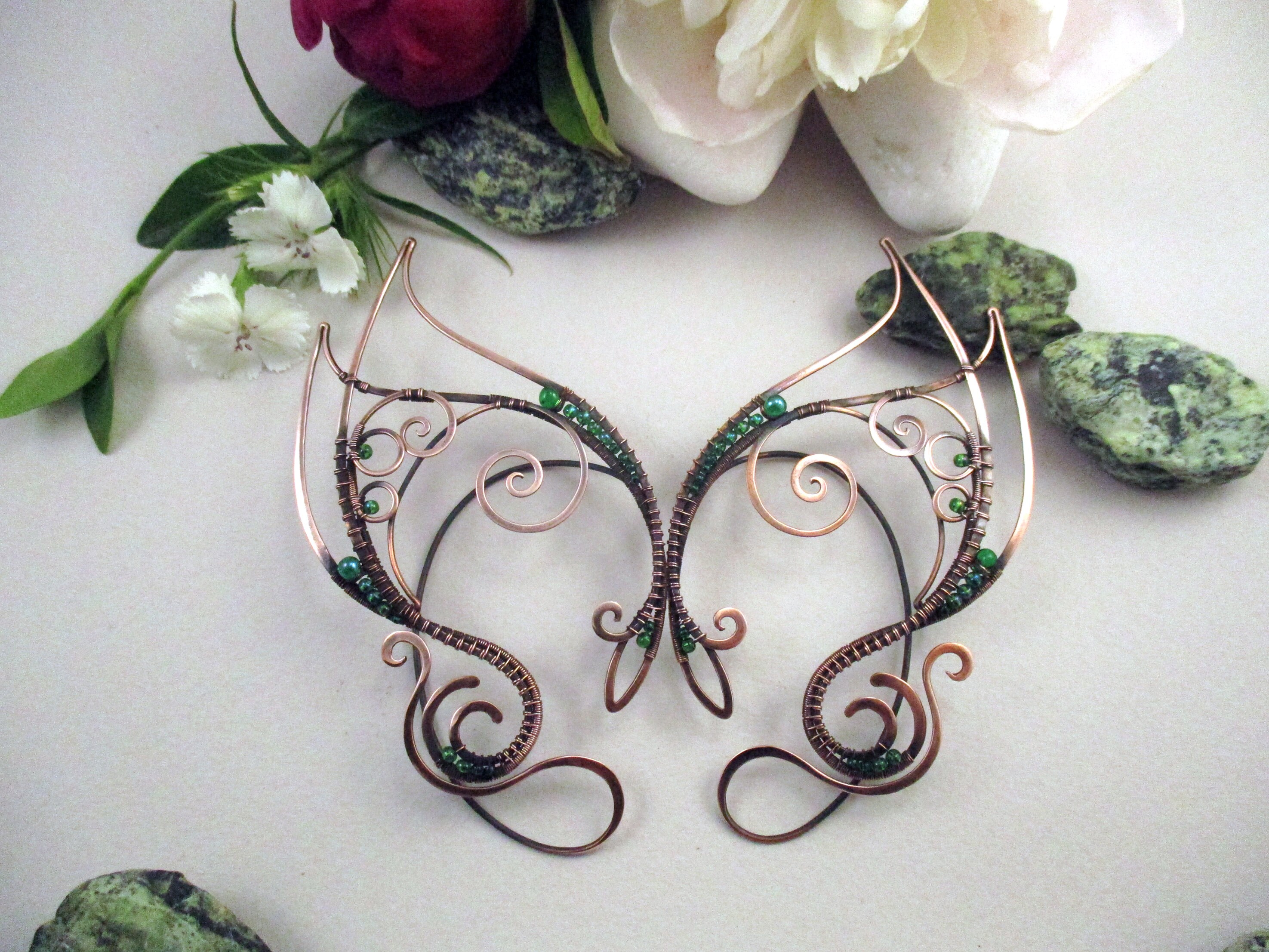Elf Ear Cuffs Medeina Ear Cuff Elf Ears Fairy Ear Cuffs Etsy Australia