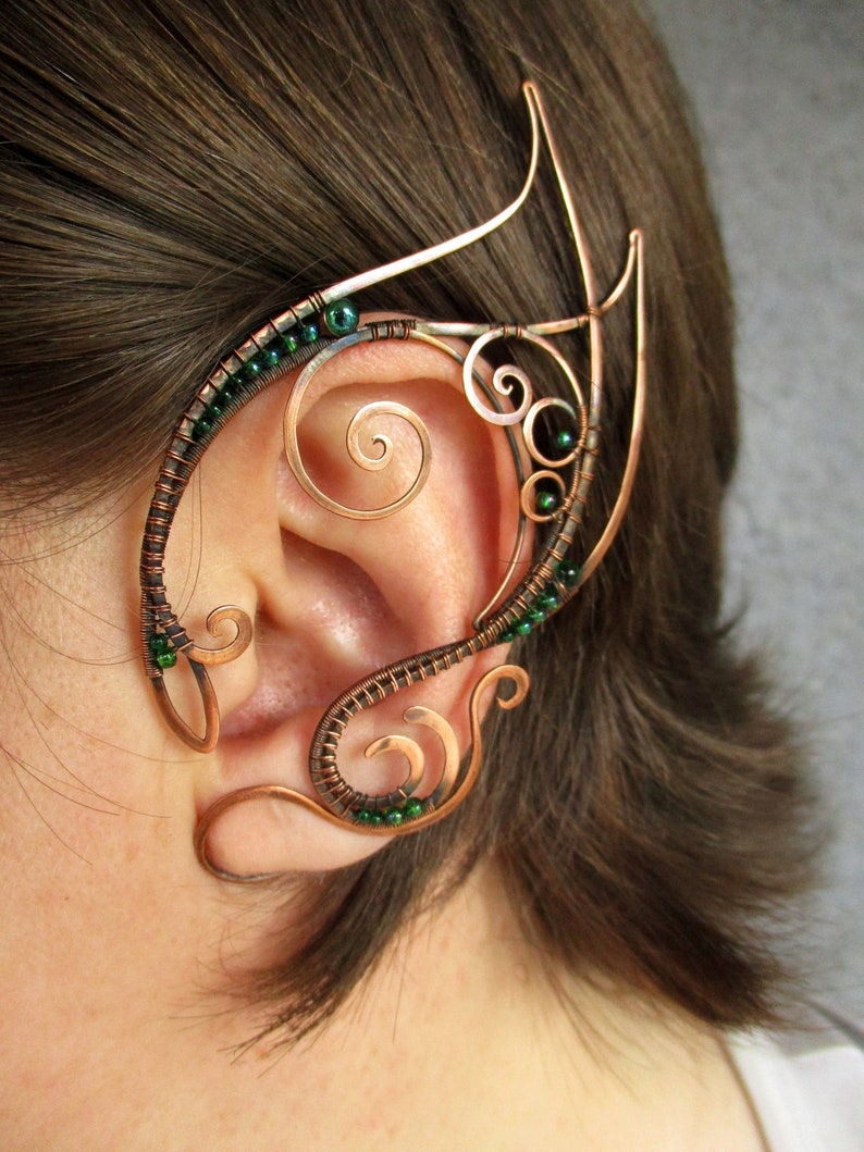 Elf Ear Cuffs Medeina Ear Cuff Elf Ears Fairy Ear Cuffs Etsy
