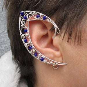 Pair of elven ear cuffs Ameretat- Ear cuff - Wire elf ears - Fairy ear cuffs - Ear cuff no piercing - Ear wrap