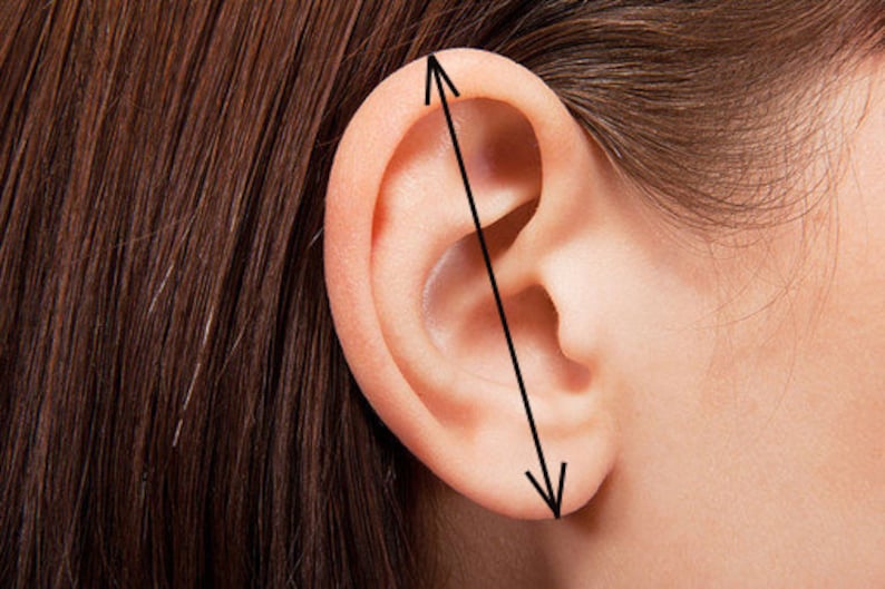 Pair of copper ear cuffs Swan - Ear cuffs - Elf earrings - Ear crawler - Ear cuff no piercing - Ear wraps image 3