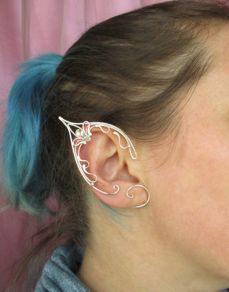 Pair of elf ear cuffs Eye of the Storm Ear cuff Elf ears Etsy