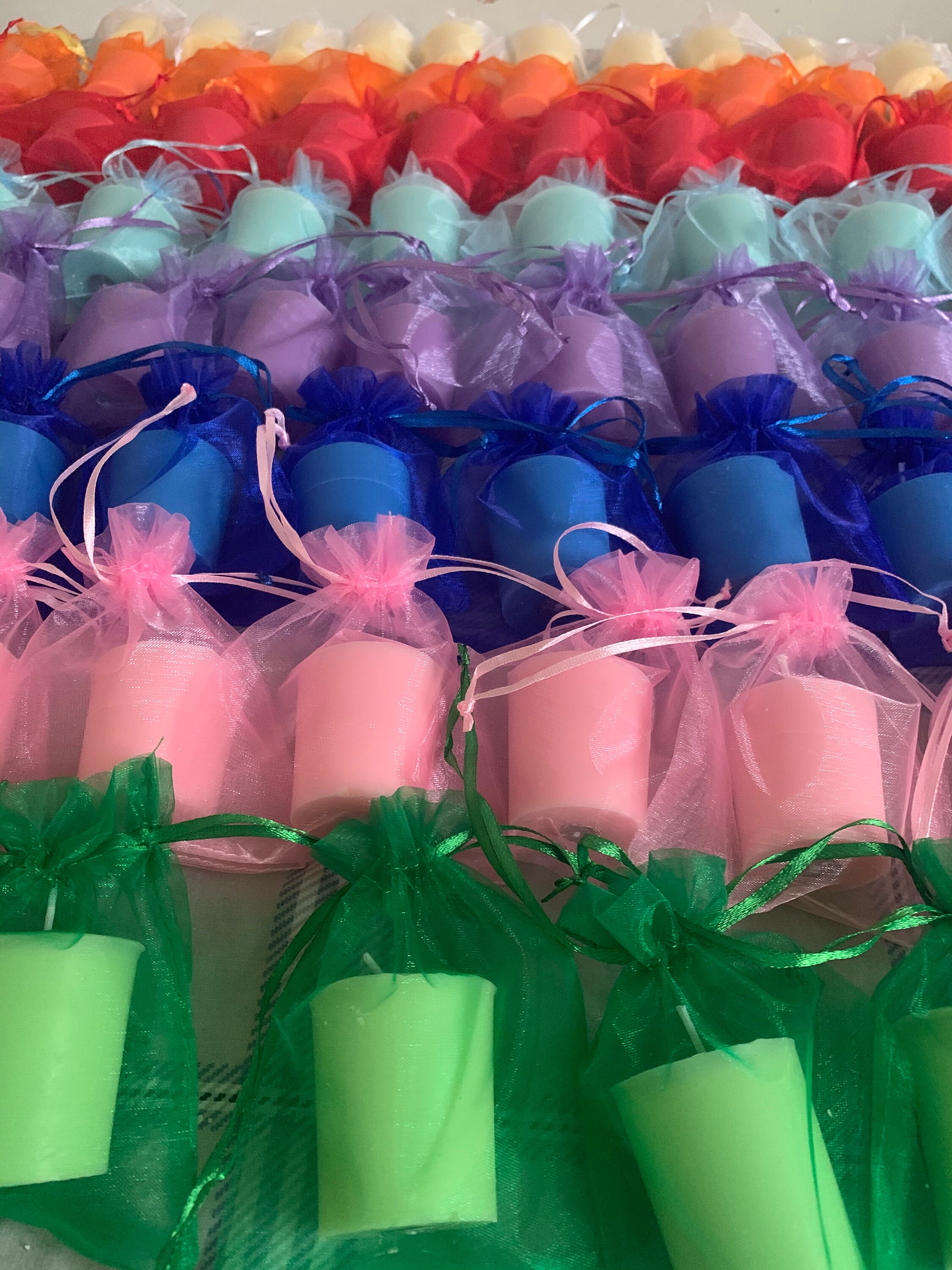 Bulk Buy Colourful Scented Eco Friendly Votive Candles in Etsy UK
