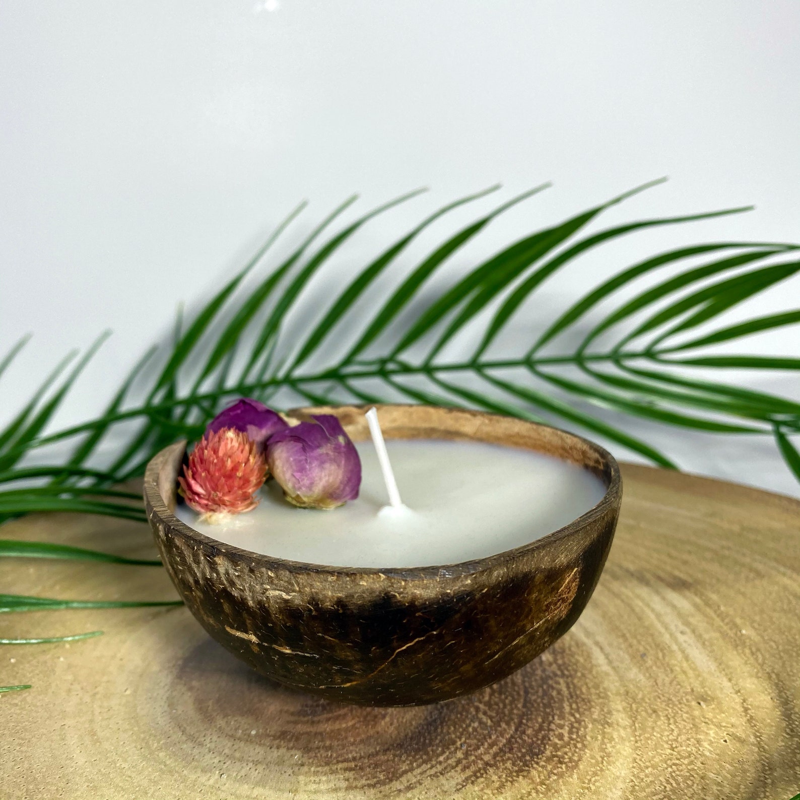 Koko Florentina coconut shell candle with natural coconut wax Etsy