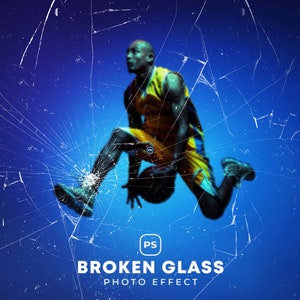 The Best Broken Glass Photoshop Template | Photoshop Template | Photoshop Effects | Photoshop Overlays | Broken Glass Effect | Photo Filters