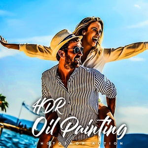 HDR Oil Effect Photoshop Action, Photoshop Bundle,Photoshop Effects,Photoshop Overlay,Photoshop Presets,Photo Filters,Photoshop Brush