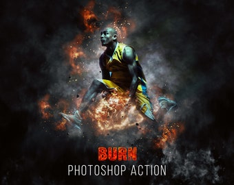 The Best Burn Photoshop Action, Burn Photo Effect, Fire Photo Effect, Photoshop Brush Photoshop Effect, Photoshop Overlay, Photoshop Preset