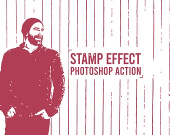 Stamp Effect Photoshop Action | Photoshop Brushes | Photoshop Effects | Photoshop Overlays | Photoshop Presets | Photo Filters