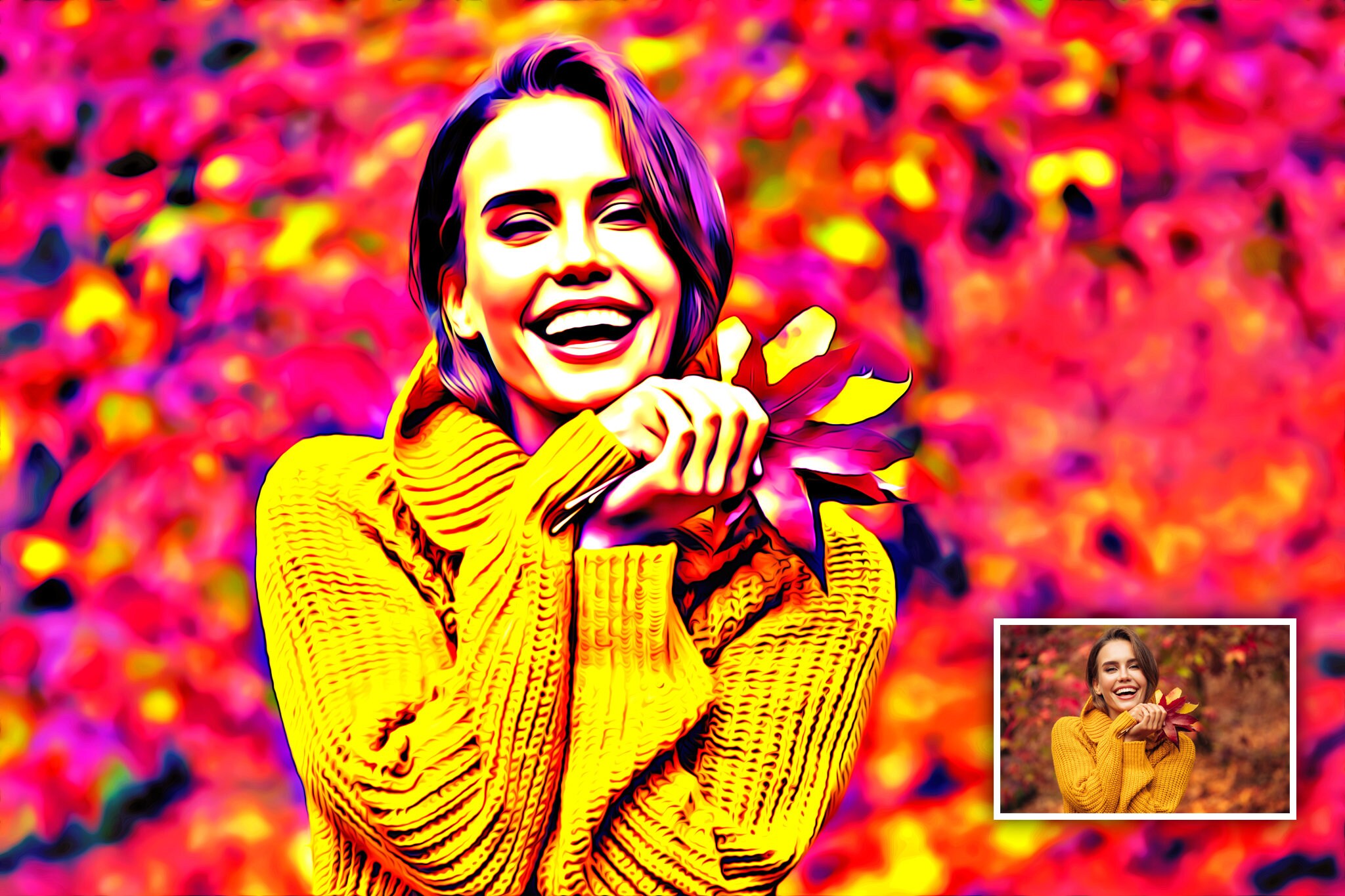 The Best Oil Paint Effect Action,