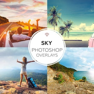 Sky Photoshop Overlay, Sunset Photoshop Overlays,Cloud Photoshop Overlay, Sky Overlay for Photoshop,Photoshop Effect,Sky Replacement