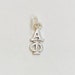 Alpha Epsilon Phi AEP Sorority Greek Pearl Toggle Bracelet With Lavaliere - Australia