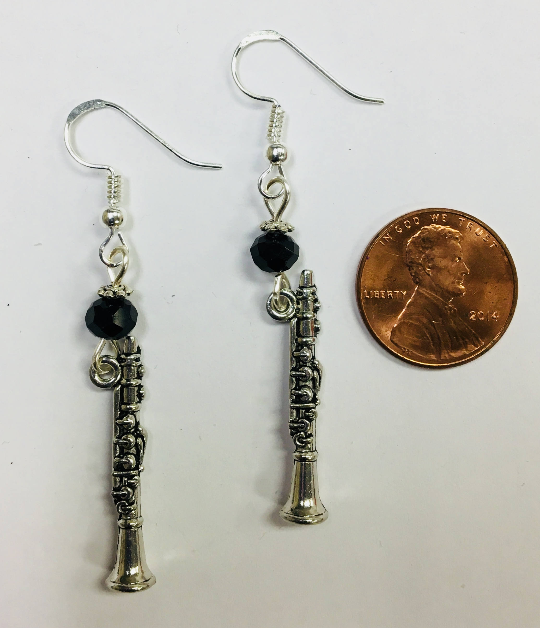 クラリネット♬イヤリング  シルバーピアス クラリネット、クラリネット奏者、クラリネット教師、音楽