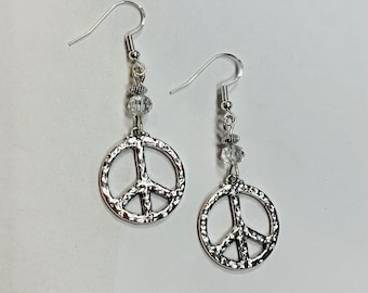 Ciondolo In Argento 925 ‰ simbolo della pace ( medio