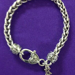 Sorority Things Kappa Delta Rolo Greek Sorority Bracelet with Lobster Clasp Silver Plated Sorority Things Kappa Delta Rolo Greek Sorority Bracelet with Lobster Clasp Silver Plated