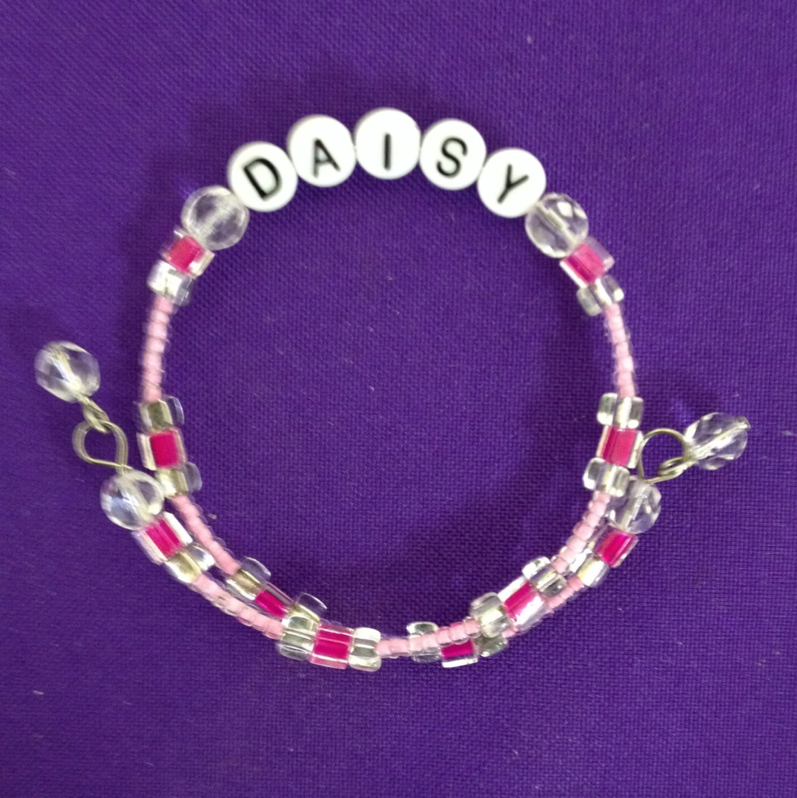 On Sale Little Girl's Personalized Name Wrap Bracelet Etsy