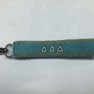 Delta Delta Delta Tridelta Sorority Pulsera Llavero Regalo