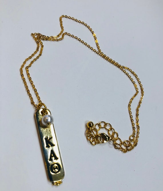 Sorority bar necklace sale