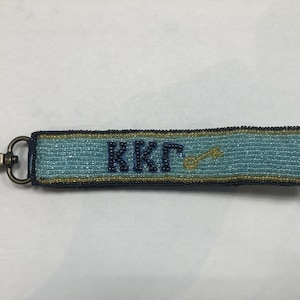 Kappa, Kappa, gamma, KKG, porte-clés bracelet de sororité, cadeau grec