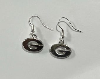 Georgia G Silver Charm Earrings, on Sterling Silver Earwires, Officially Licensed