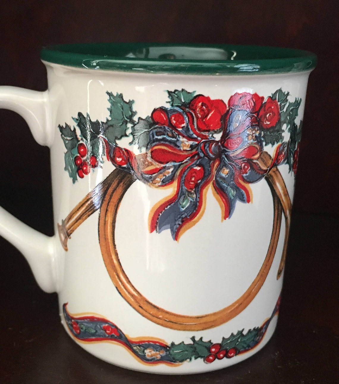 Potpourri Press Christmas Holiday Mug Triumphant 1991 Etsy