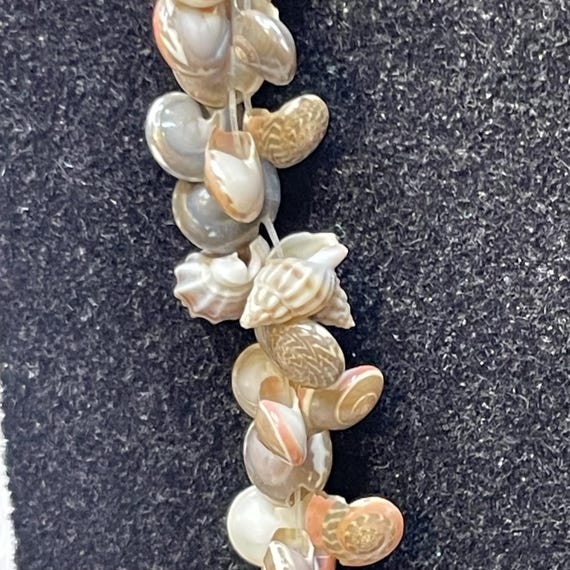 Vintage 1960s Seashell Necklace: Tiny Shell Tropi… - image 5