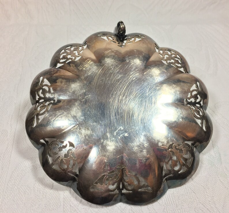 Birks Silver Plate EPNS Serving Dish Scrolls & Florals Etsy