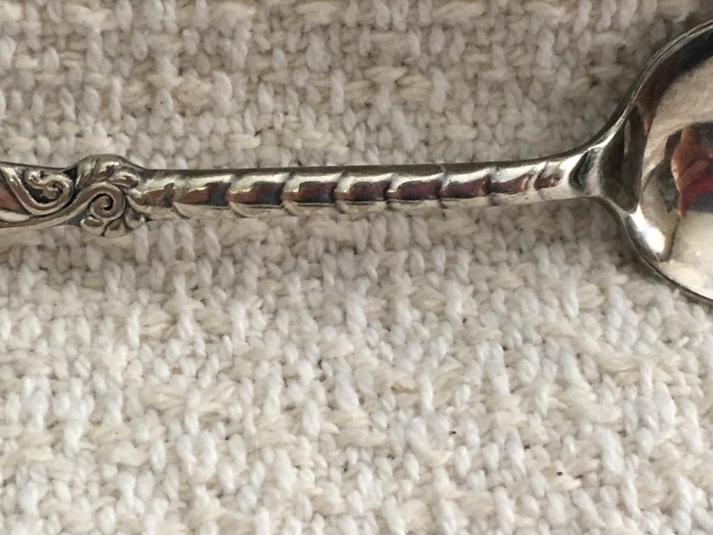 1890s Belmont Pattern International Silver Silverplate Small Dessert Spoon, Rogers /& Bros A1 Silverplate Belmont Demitasse Spoon