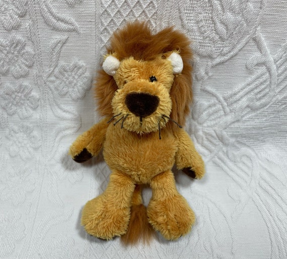 Schaffer Lion Plush Stuffed Dark Paws and Tufted Etsy