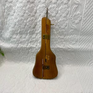Vintage Primitive Latch Hook Tool for Rug Making, Maple Body w/ Brass Hardware, Hooked Rug Tool, Punch Needle, Shuttle Rug Hook, 9.5&quot; L