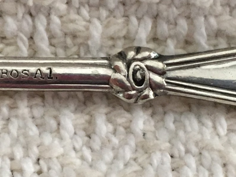 1890s Belmont Pattern International Silver Silverplate Small Dessert Spoon, Rogers /& Bros A1 Silverplate Belmont Demitasse Spoon