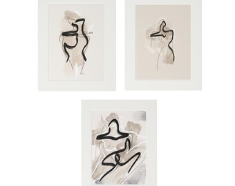 Abstract Neutral Gallery Art - Digital Prints