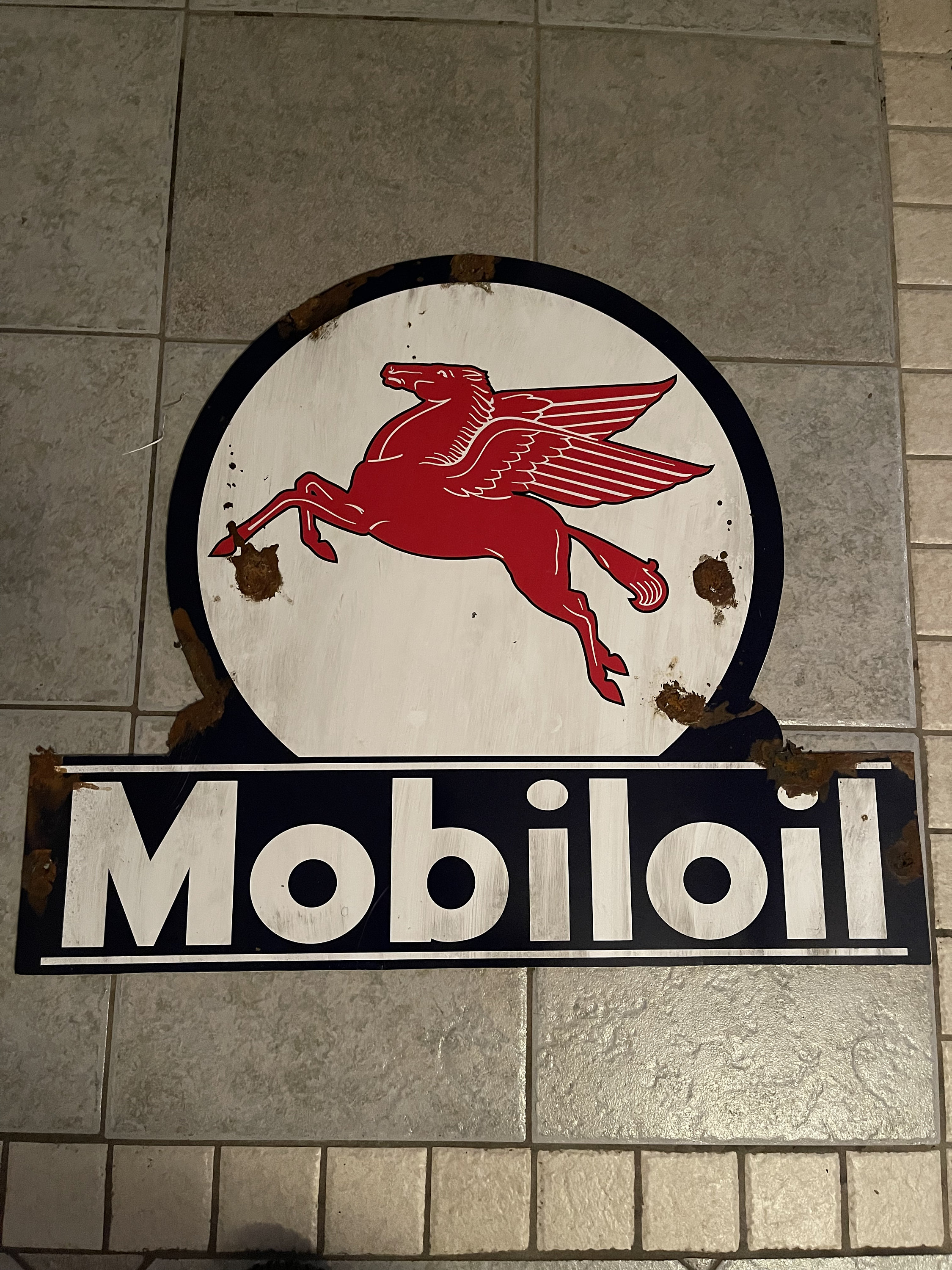 Mobil Oil Pegasus Sign