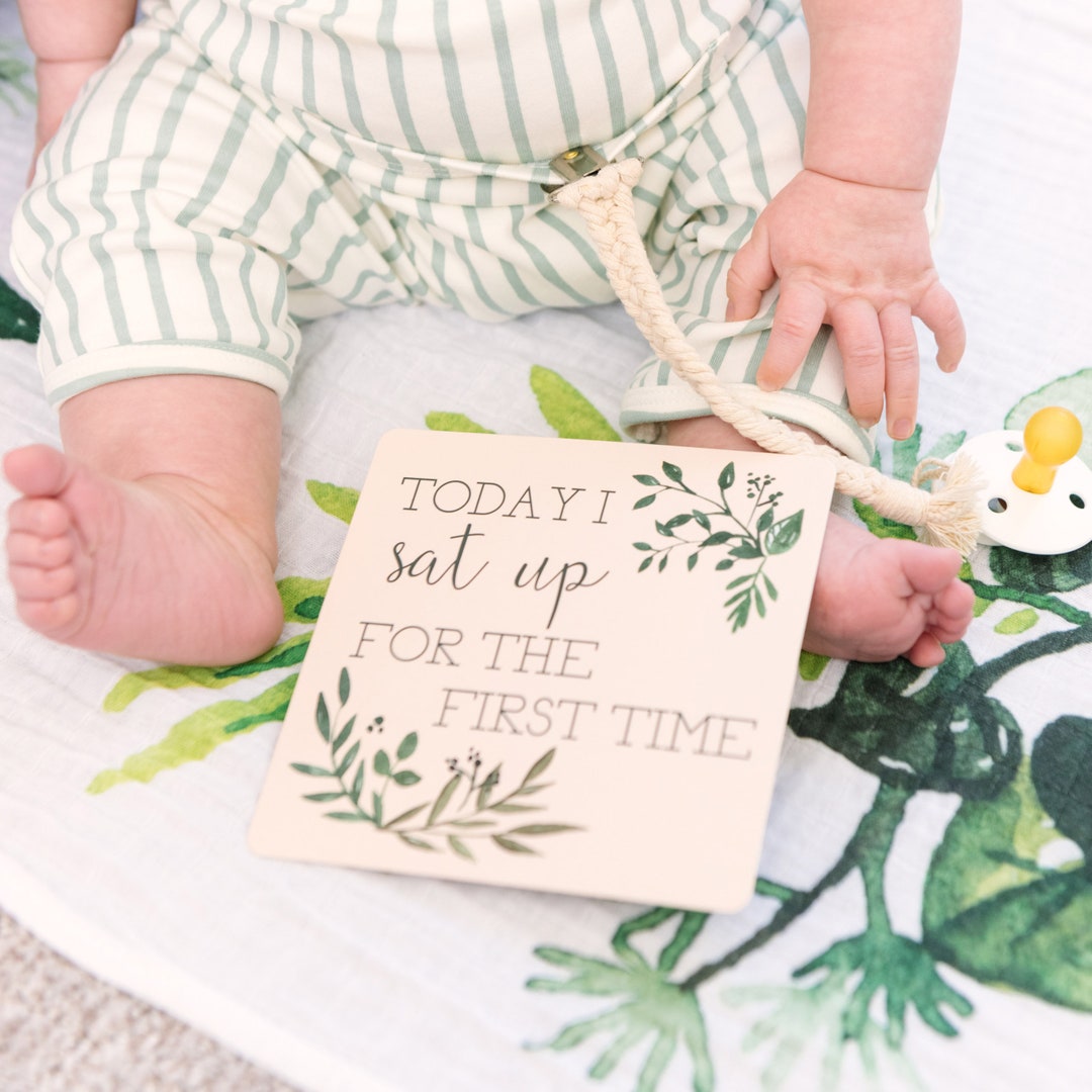 Monthly Milestone Cards, Baby Keepsake, Memory Cards, Baby Shower Gift ...