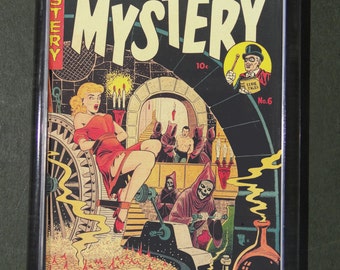 Fridge Magnet  Mr Mystery 2 vintage Horror Comic cover print captive repro gift