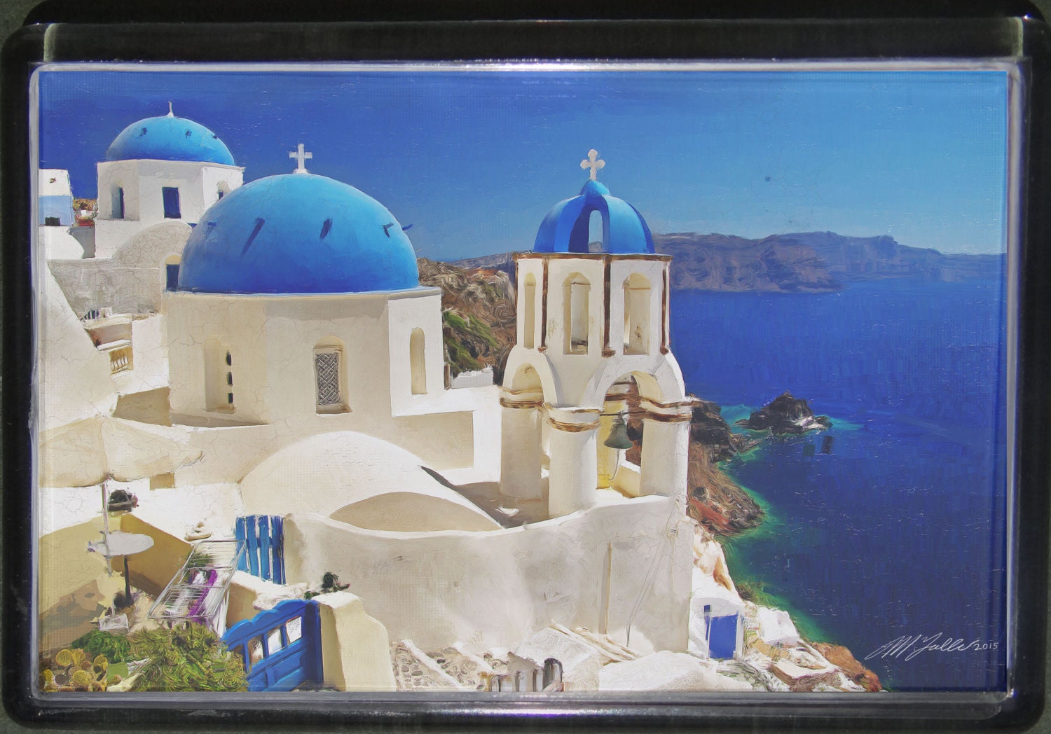 Koufonissi Grecia Calamita da frigorifero 3D regalo souvenir frigorifero decorazione collezione di adesivi magnetici
