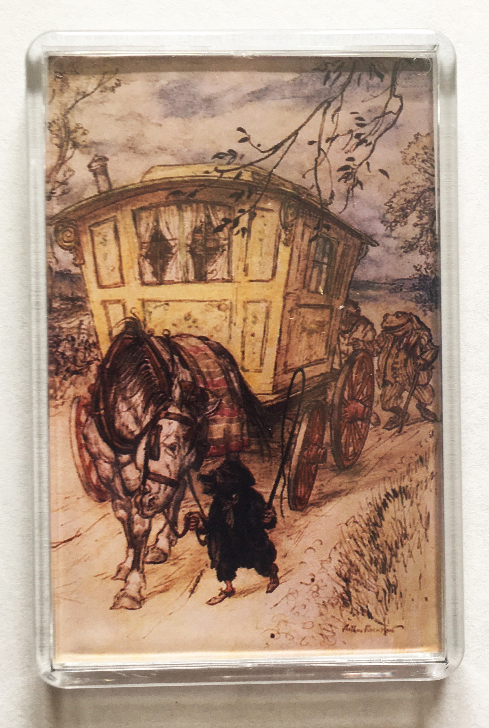 Buy Wind in the Willows Caravan Fridge Arthur Rackham Art Retro