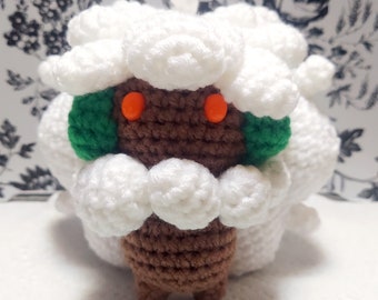 Chibi Whimsicott Amigurumi Plush, Crochet toy, Original or Shiny versions