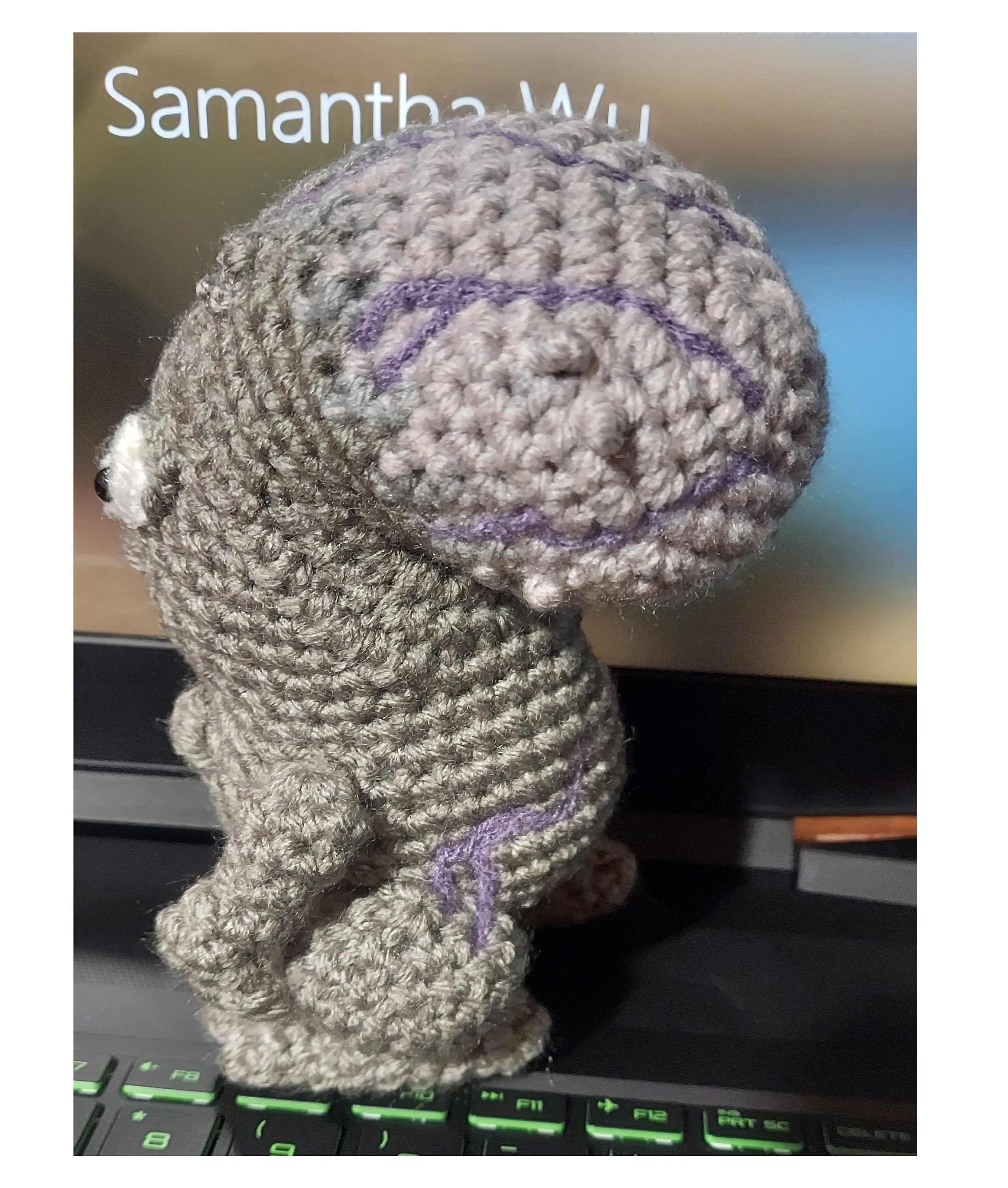 Rogu Smith Plush Amigurumi Crochet Toy Roger Tumor Baby