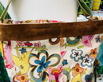 Lucky brand canvas tote bag sale