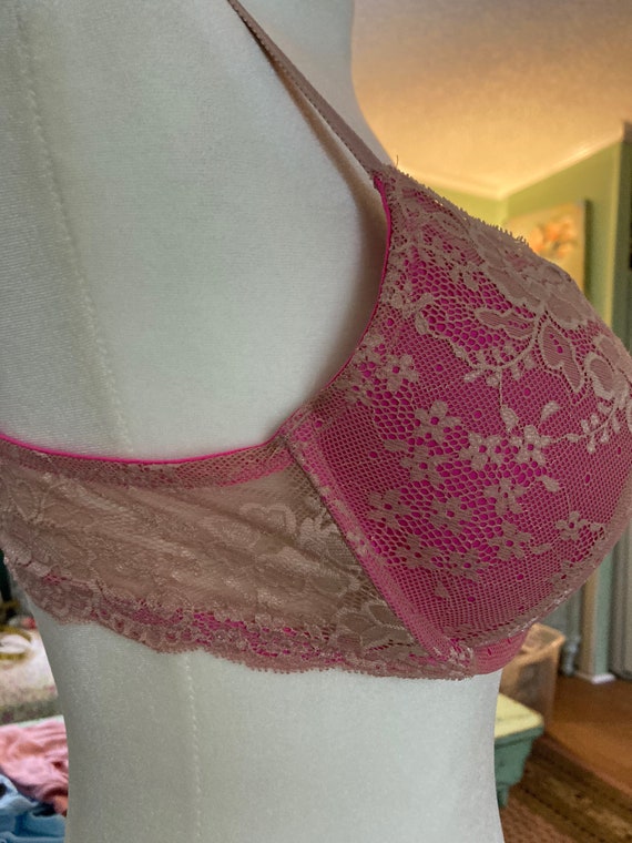 Y2k vintage VICTORIA'S SECRET hot pink lace Dream… - image 5