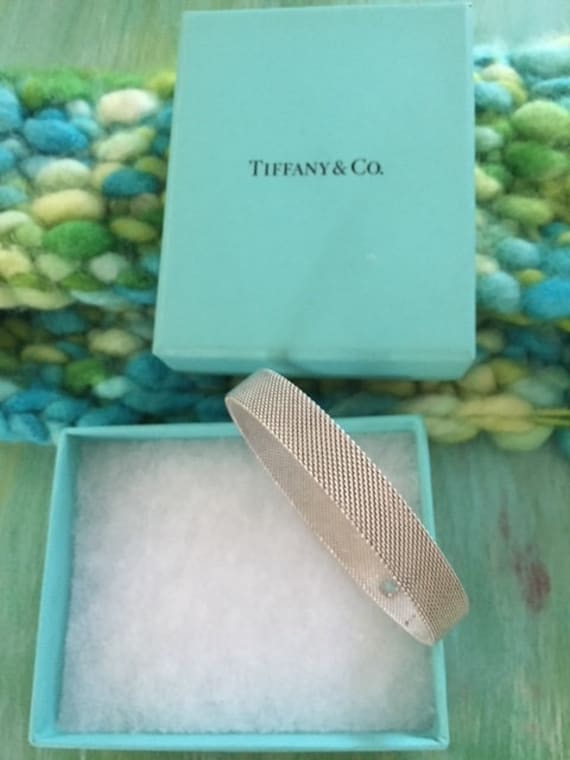 Tiffany & CO. sterling silver Sommerset firm mesh 