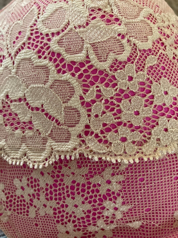 Y2k vintage VICTORIA'S SECRET hot pink lace Dream… - image 4
