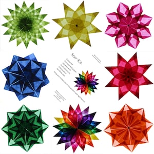 Stella per finestra Waldorf: kit per realizzare la tua stella per finestra, da realizzare con i tuoi bambini, per creare una decorazione natalizia.