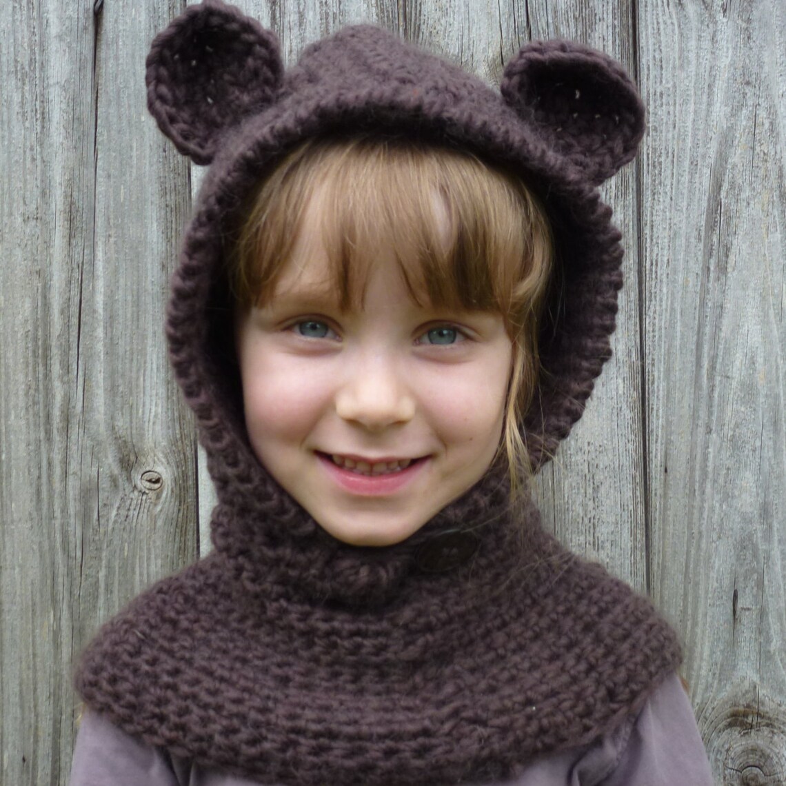 Crochet Pattern US Bear Hood. Sizes Baby Children Adult. - Etsy