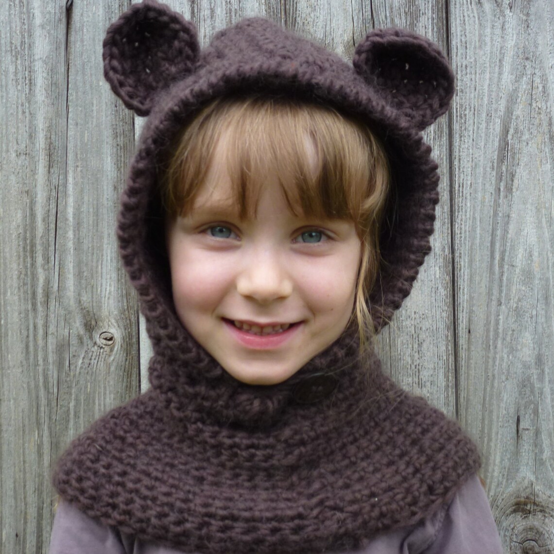 Crochet Pattern US Bear Hood. Sizes Baby Children Adult. Etsy