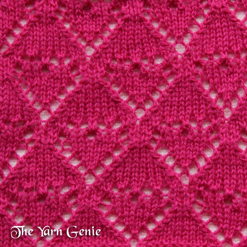 Lace Wash Cloths Knitting Pattern US Lace Knitting Tutorial - Etsy