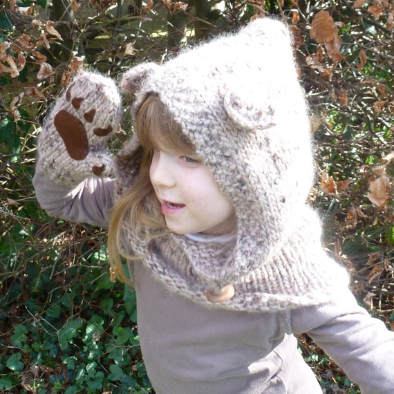 Ravelry: Bear Hood and Paws pattern by The Yarn Genie