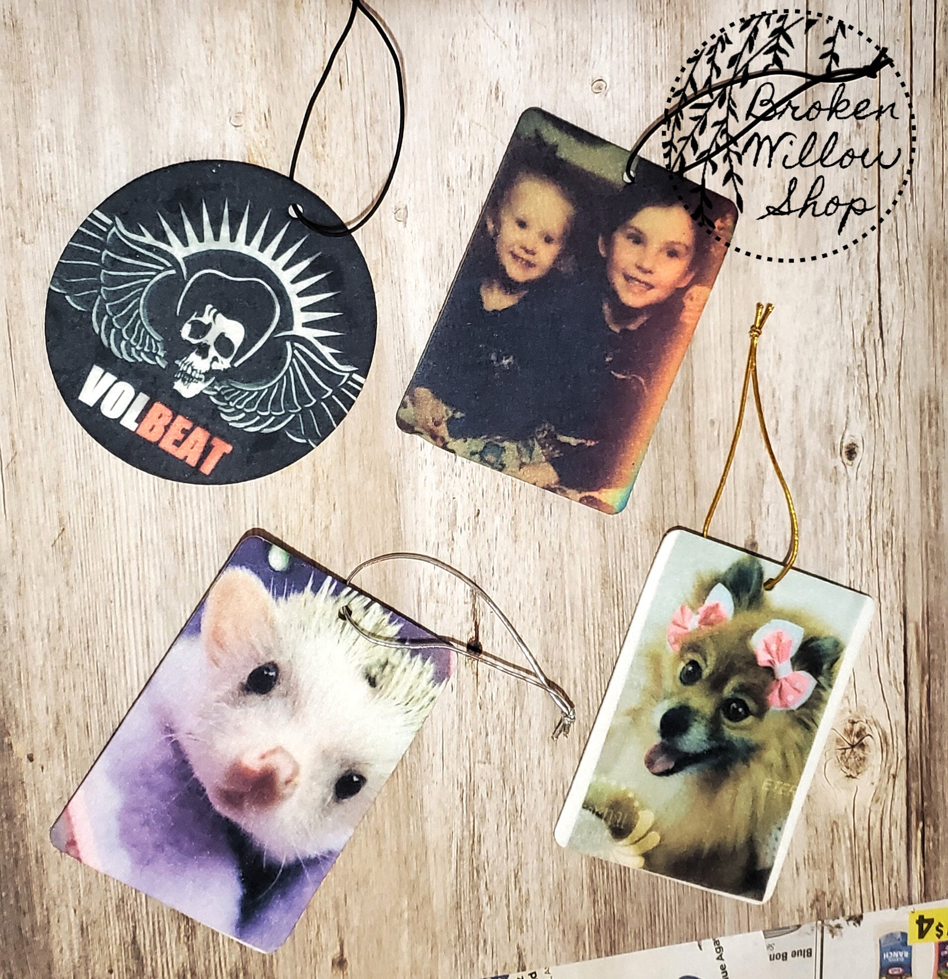 Custom Car Air Freshener Choose your photo and Size Etsy